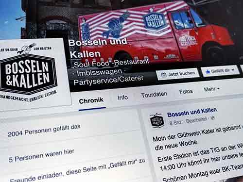 Foodtruck Bosseln & Kallen in Facebook