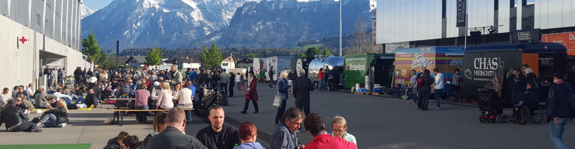 Das Foodtruck Happening in Thun im Frühling