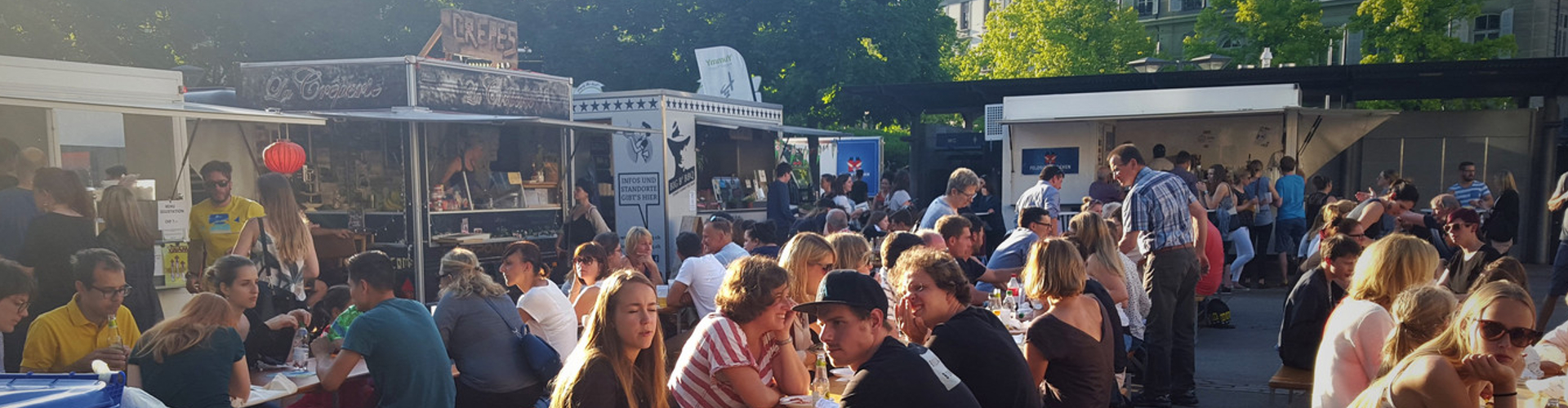 Das Foodtruck Happening findet in verschiedenen Ecken der Schweiz statt.